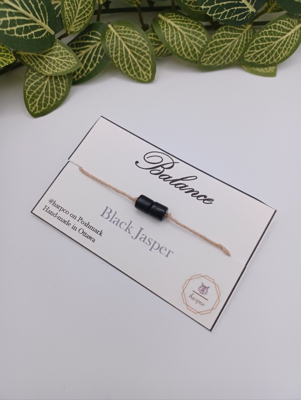 ✨️ 5 for $15 - Black Jasper Balance Bracelet - Minimalist Healing Crystal